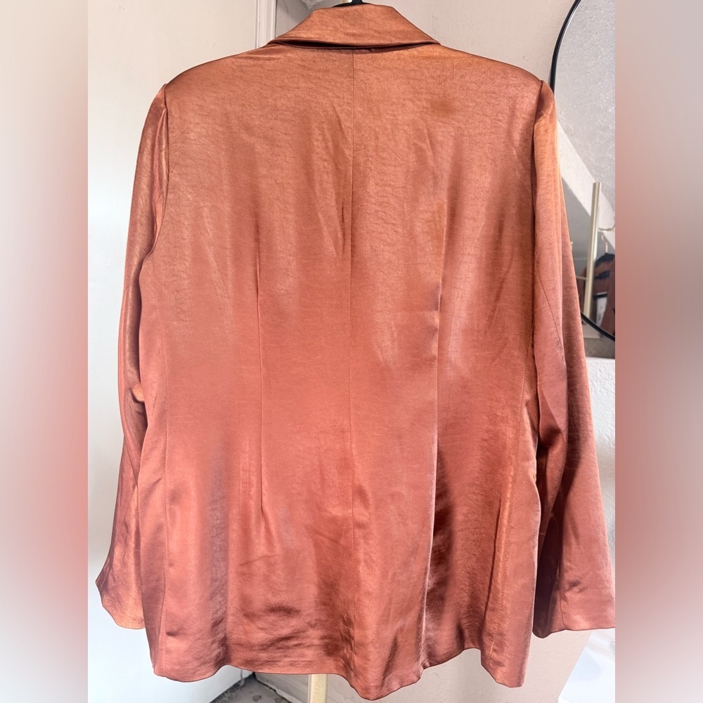 NWT - Aakaa Shimmering Bronze Blazer - Size M - Picture 9 of 15